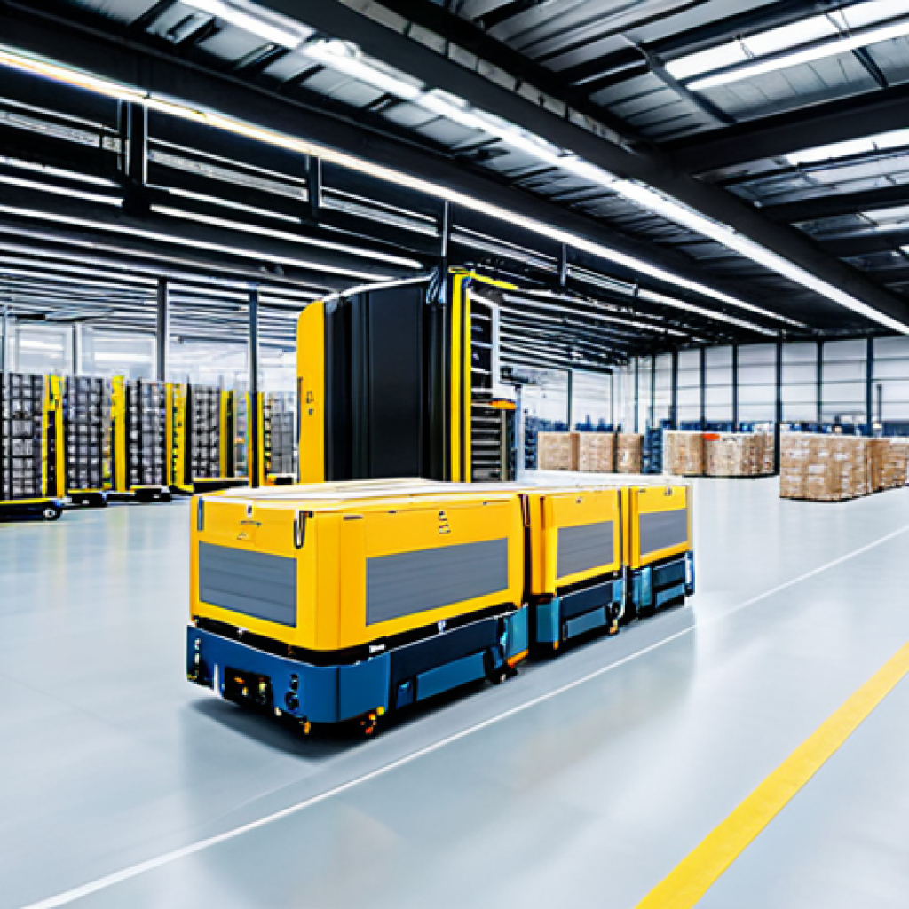 물류관리사와 특수 물류 사례 - Modern Logistics Hub**

"A bustling modern logistics center, fully automated, with robotic arms and ...