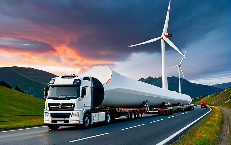 물류관리사와 특수 물류 사례 - Modern Logistics Hub**

"A bustling modern logistics center, fully automated, with robotic arms and ...